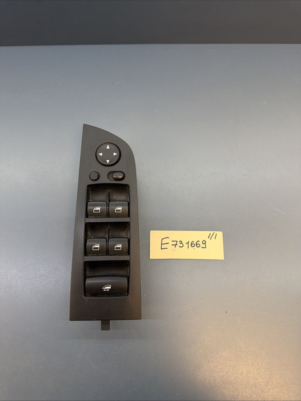 07-13 BMW 328I/335I/M3 FRONT LEFT MASTER SWITCH MIRROR WINDOW 9217365 E93