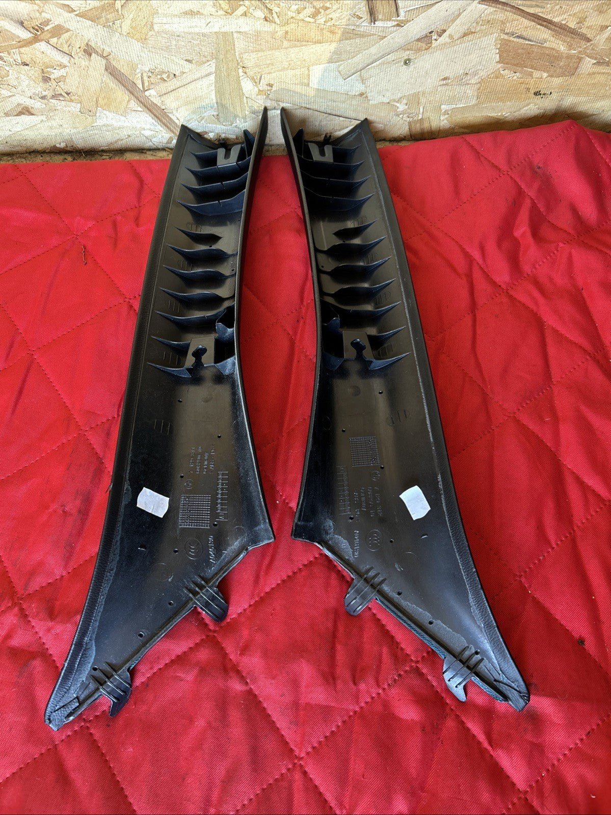 07-13 BMW E93 335 M3 Convertible Front Right/Left A Pillar Trim 7129311 7129312
