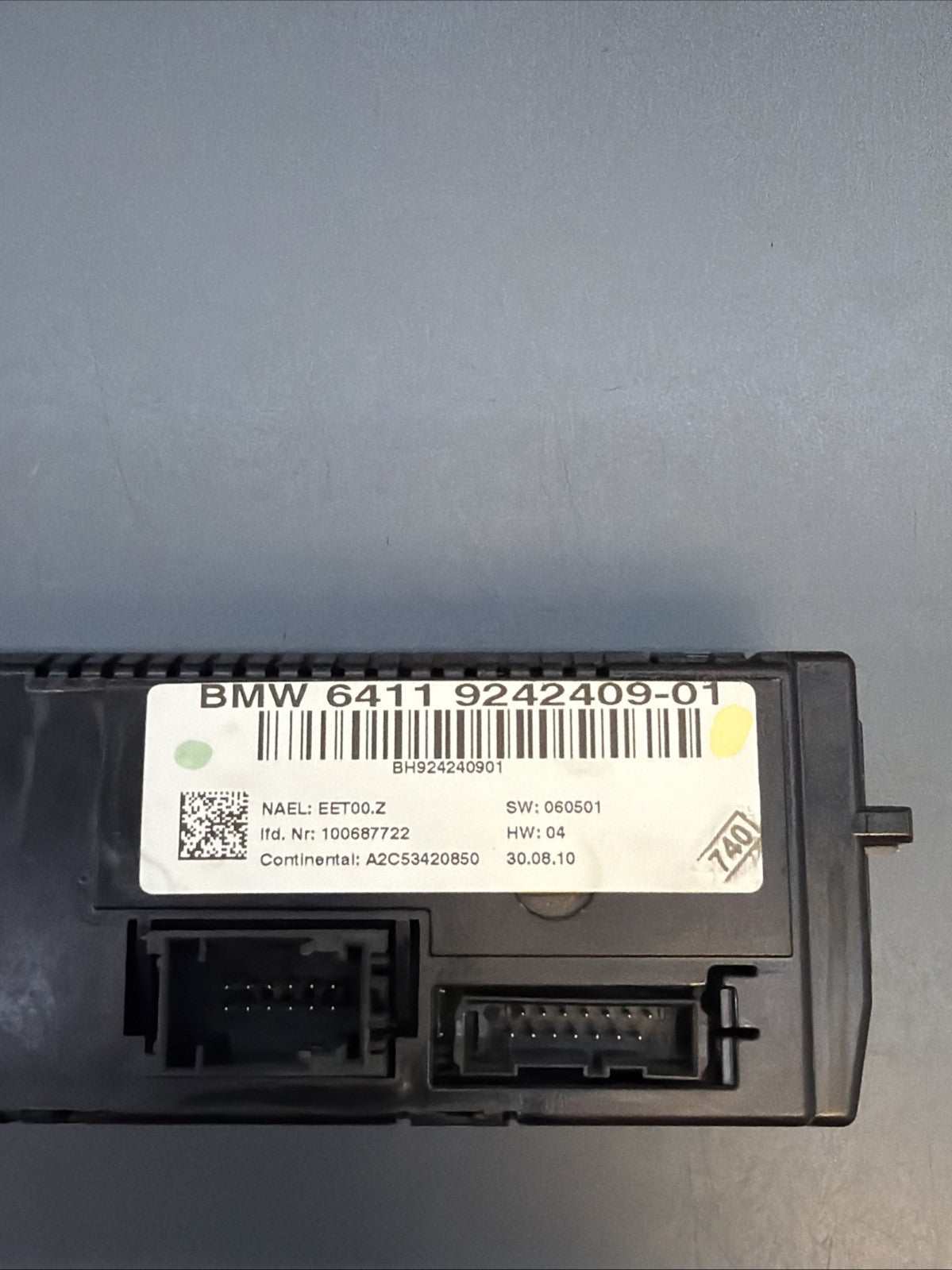 BMW X1 E90 E91 E92 Climate Control Panel A/C Air Condition Module 9242409 *NOTE*