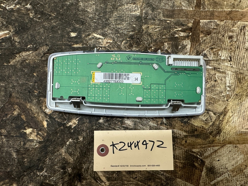 BMW 2012-2019 F30 F32 REAR OVERHEAD DOME READING LIGHT OEM 17934900