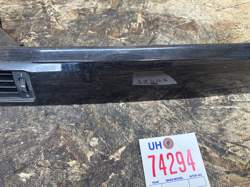 BMW 2004-2008 E90 3 SERIES RIGHT DASH VENT TRIM NUTWOOD OEM 7132851