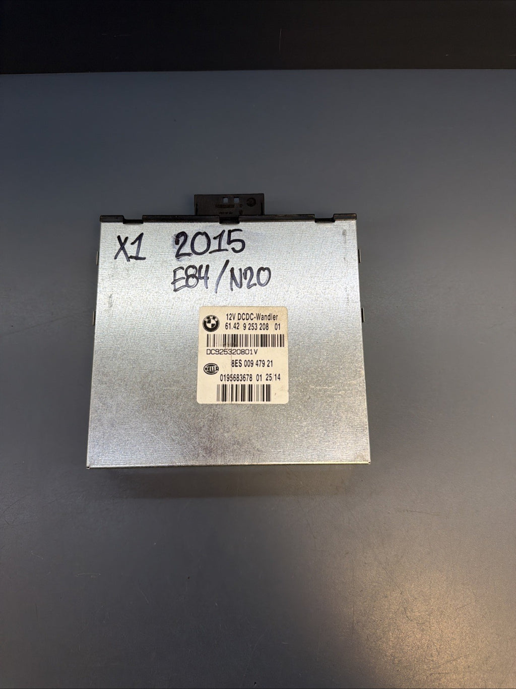 13-15 BMW X1 E84 VOLTAGE CONVERTER CONTROL MODULE OEM 9253208
