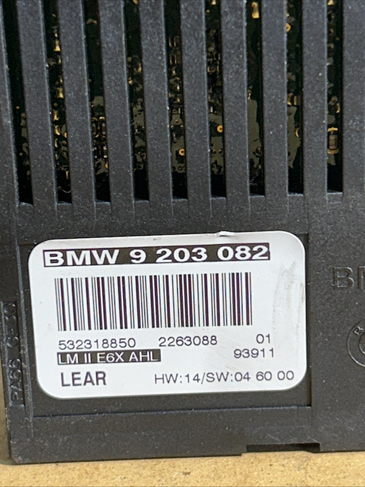 BMW 5 SERIES E60 E61 Dynamic Xenon Light control module unit 9203082