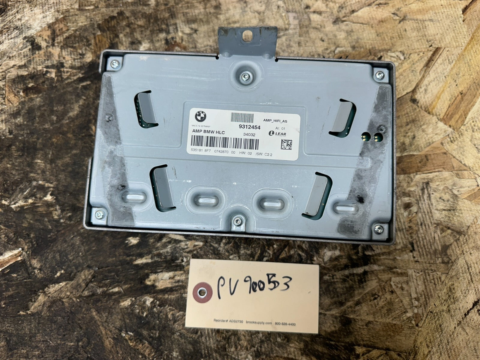 BMW 2012-2015 F30 AUDIO SOUND SYSTEM AMP AMPLIFIER HiFi OEM 9312454