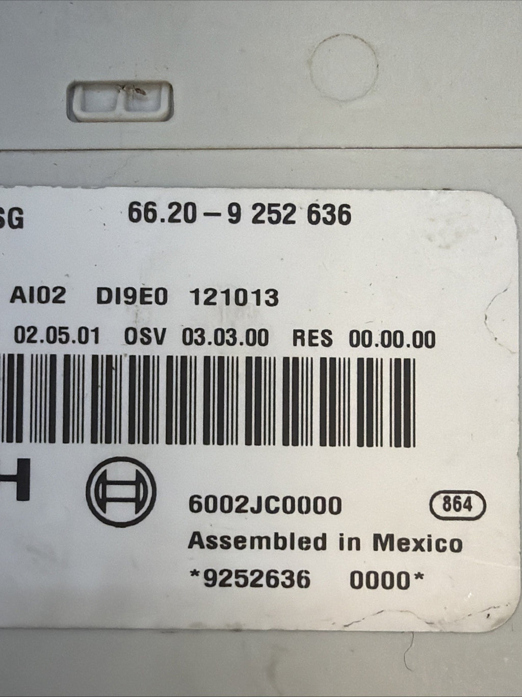 2013-2015 BMW X1 E84 PDC Parking Distance Control Module 66209252636 OEM