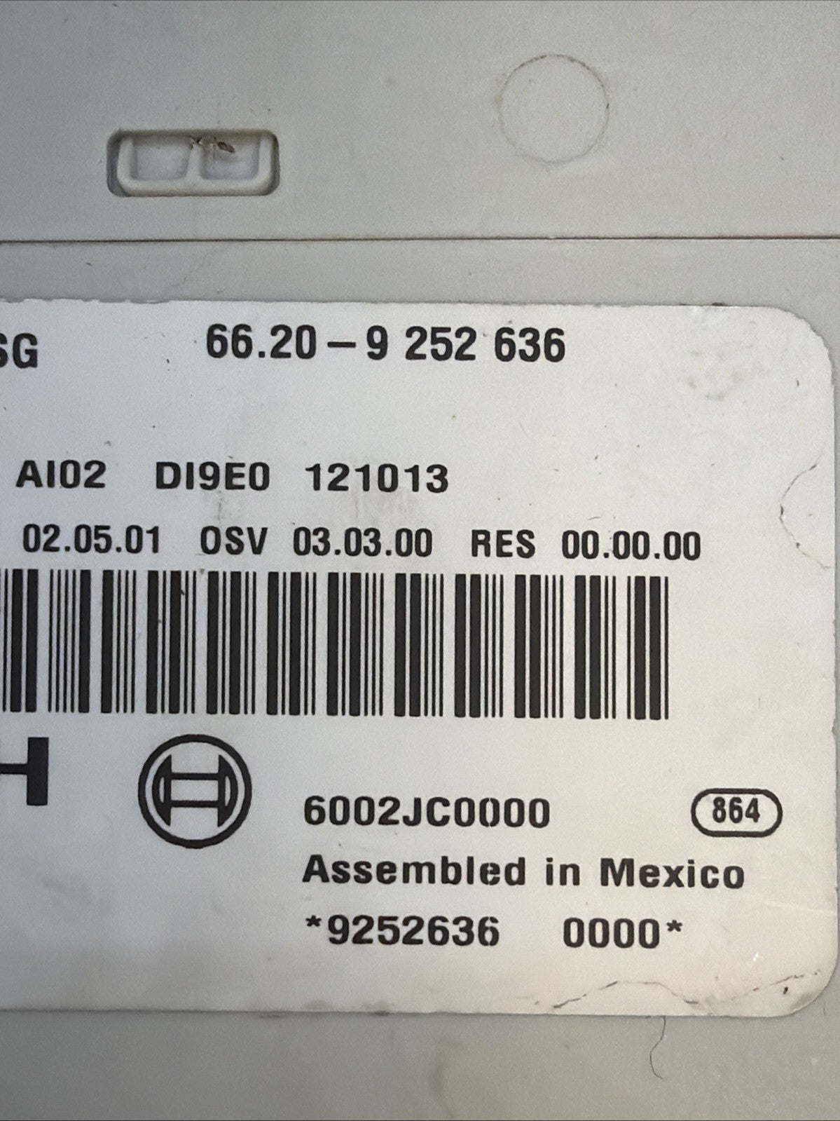 2013-2015 BMW X1 E84 PDC Parking Distance Control Module 66209252636 OEM