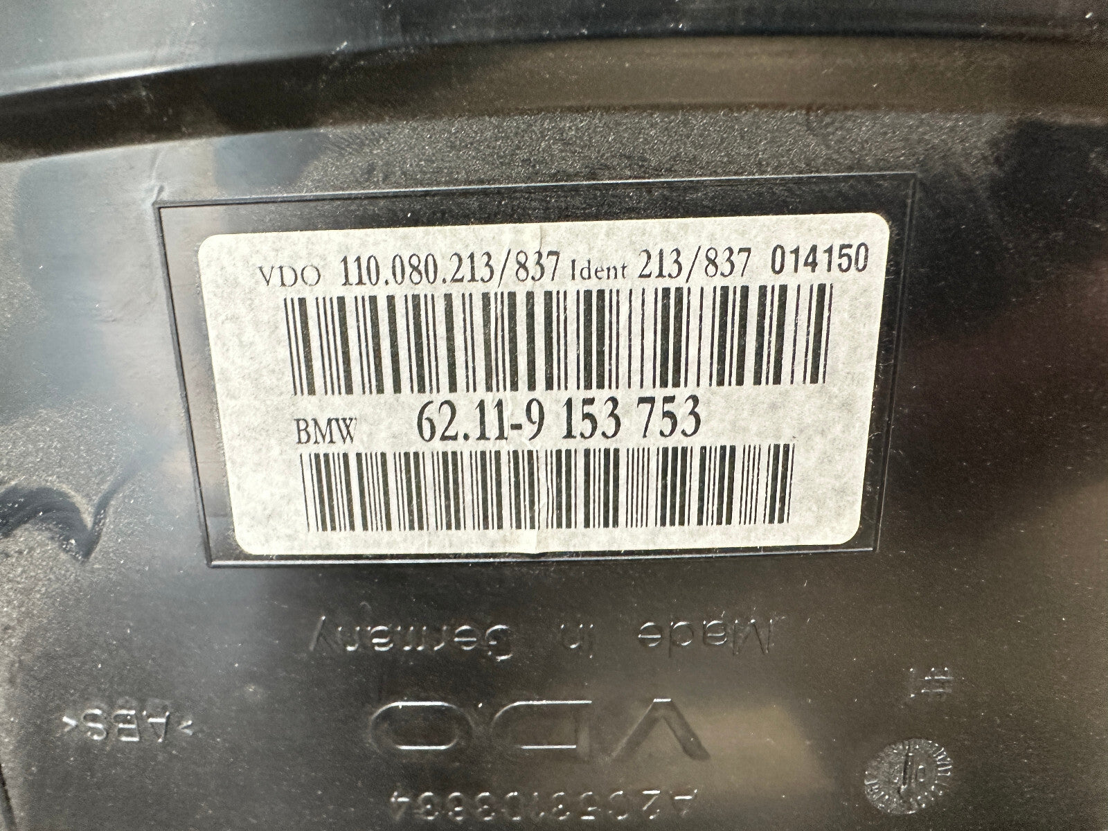 BMW 05-10 E60 5 SERIES SPEEDOMETER INSTRUMENT GAUGE CLUSTER MPH OEM 9153753