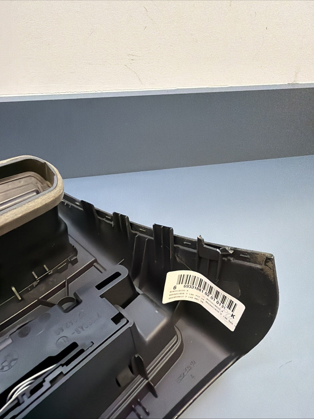 BMW 3 Series E90 E91 Covering Rear Trim Centre Console Black 7118049