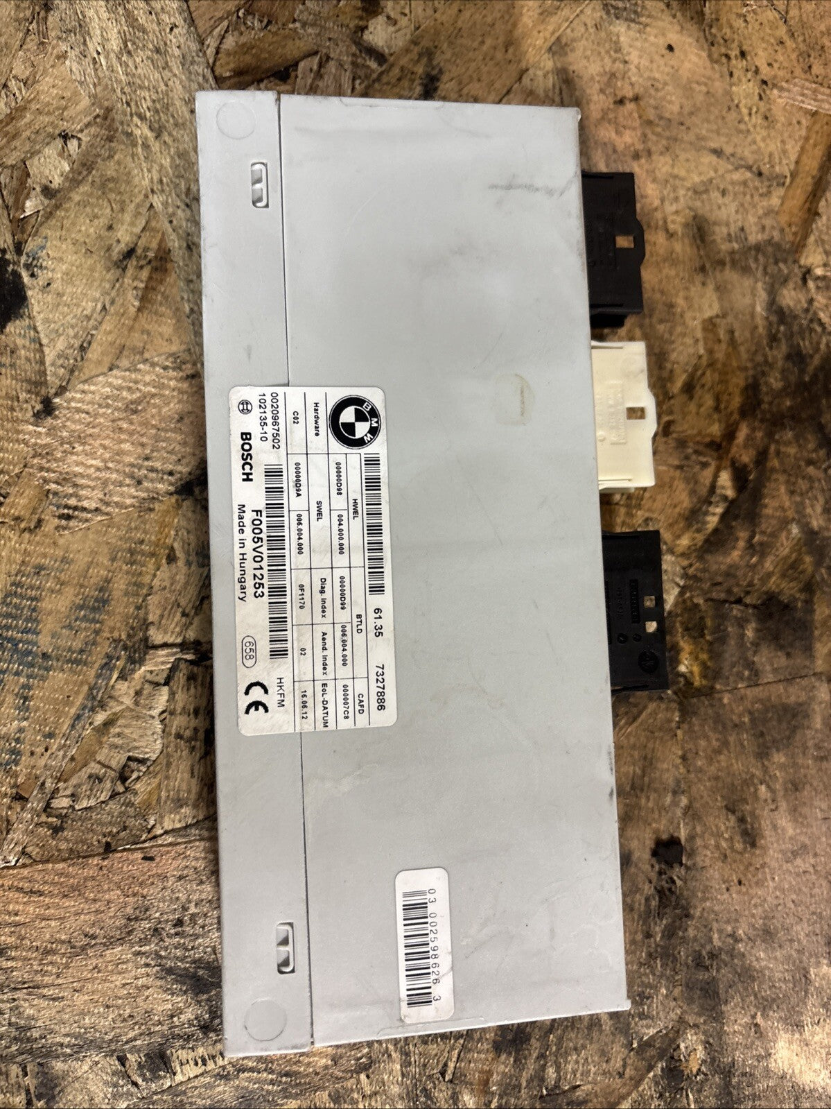 2011-2016 BMW F10 528 550 5-SERIES REAR TAILGATE CONTROL MODULE 7327886 OEM