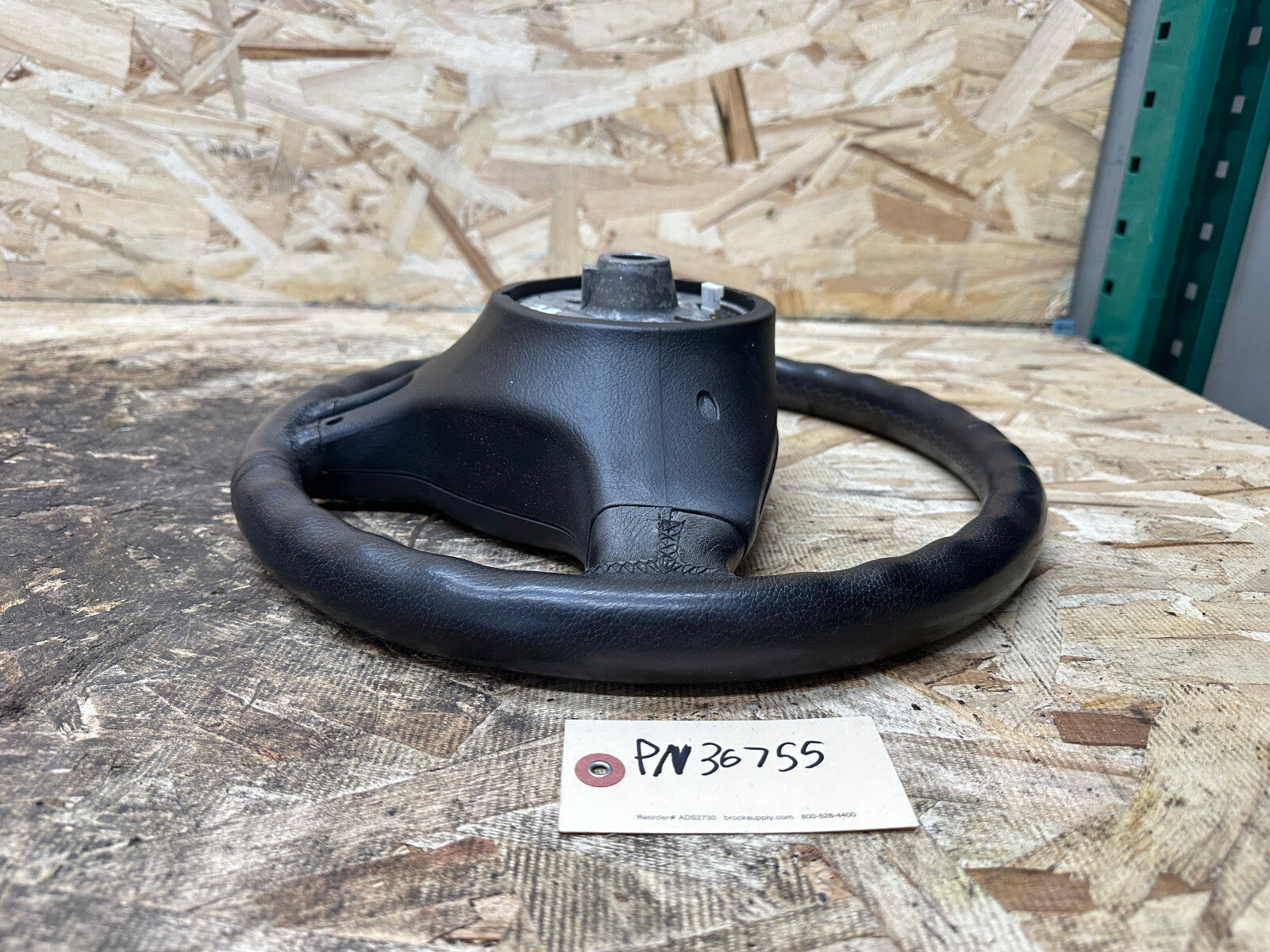 BMW 99-06 E46 3 SERIES BLACK LEATHER SPORT STEERING WHEEL OEM 101493/6760659