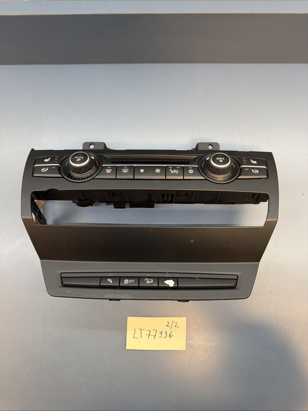 07-13 BMW E70 E71 X5 X6 AC Heater Climate Control Switch Panel 9219974 OEM