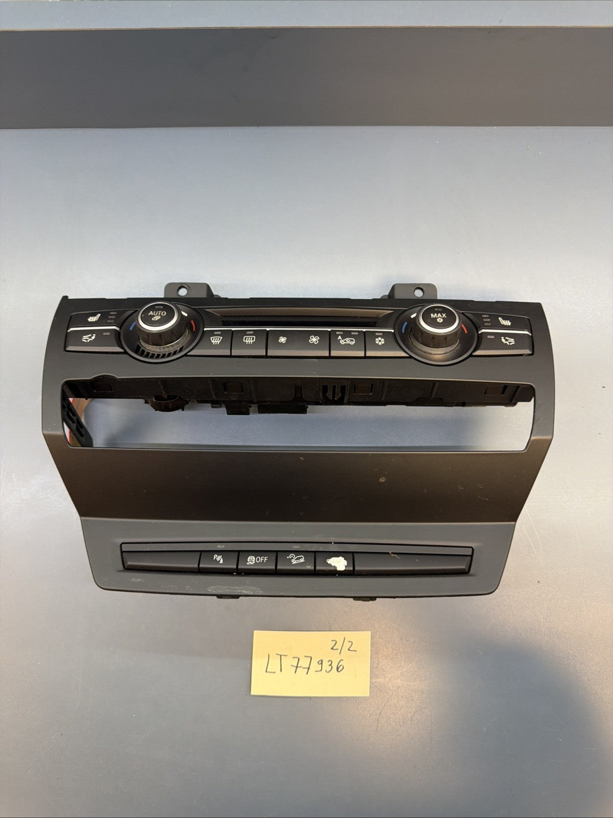 07-13 BMW E70 E71 X5 X6 AC Heater Climate Control Switch Panel 9219974 OEM