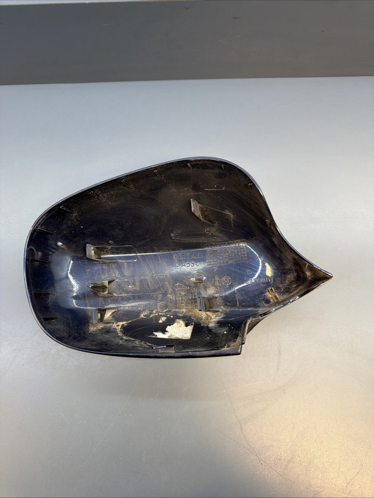2009-2011 BMW E90 328i 335i SEDAN FRONT LEFT DRIVER BLUE MIRROR CAP COVER OEM