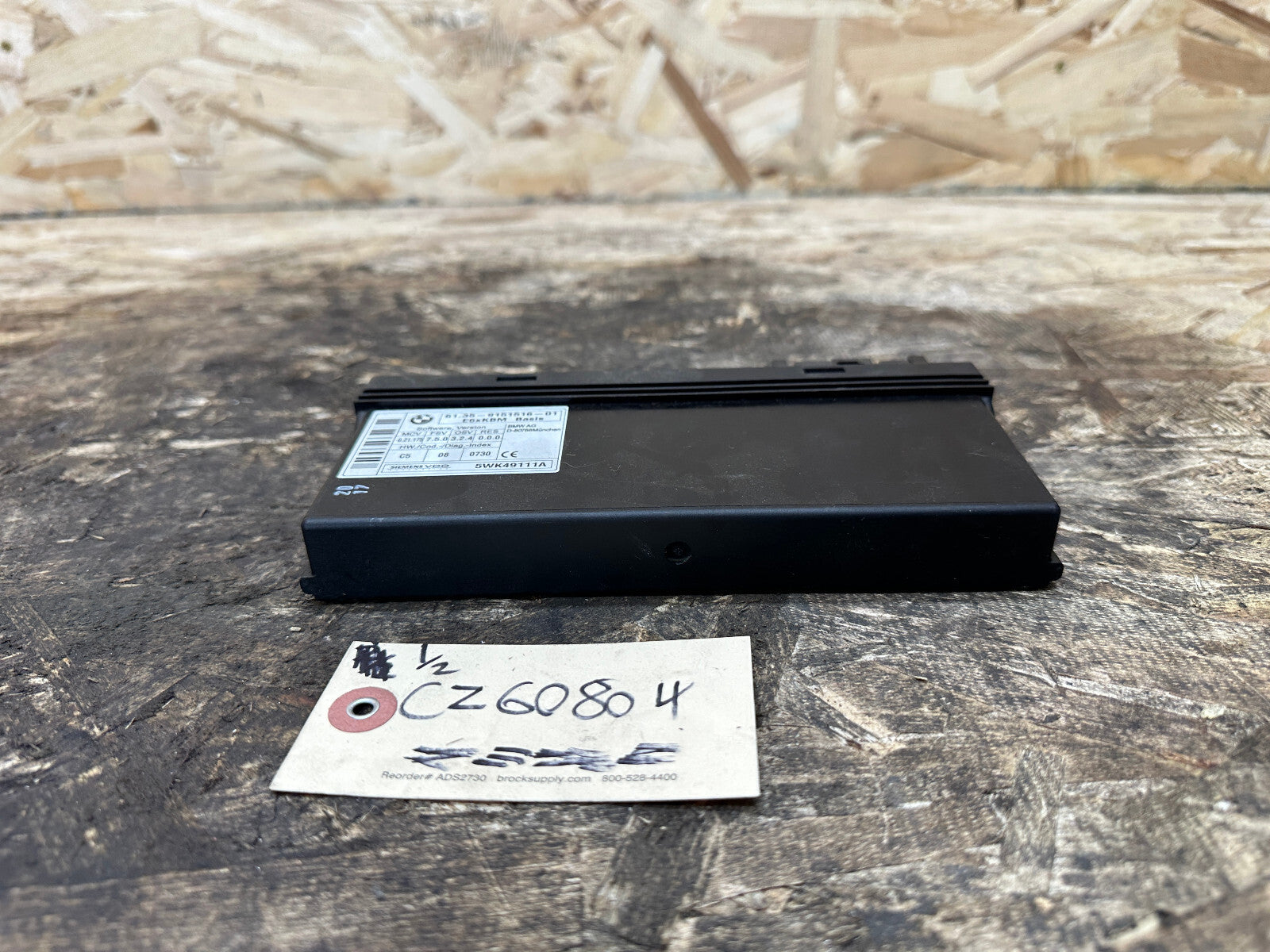 BMW 08-10 E60 E63 5/6 SERIES 535xi BODY CONTROL MODULE 9151516