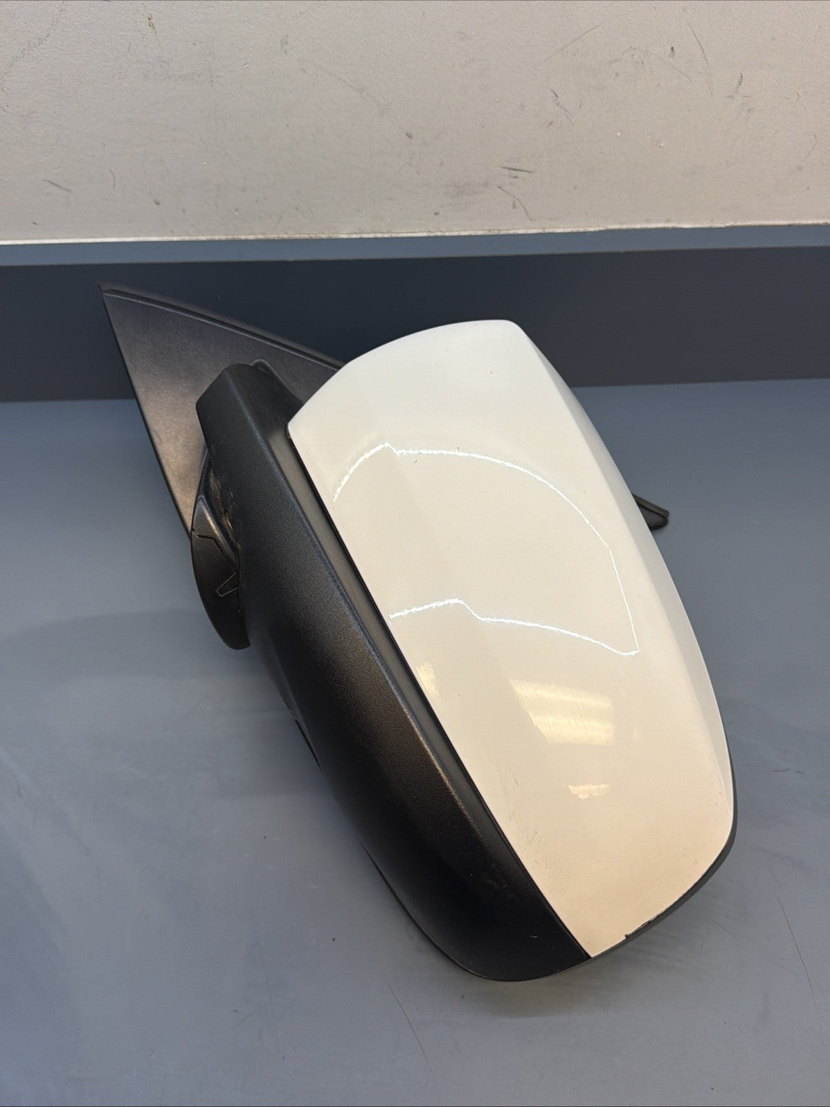 2007-2013 BMW X5 E70 FRONT LEFT DRIVER DOOR MIRROR 7136887 OEM WHITE