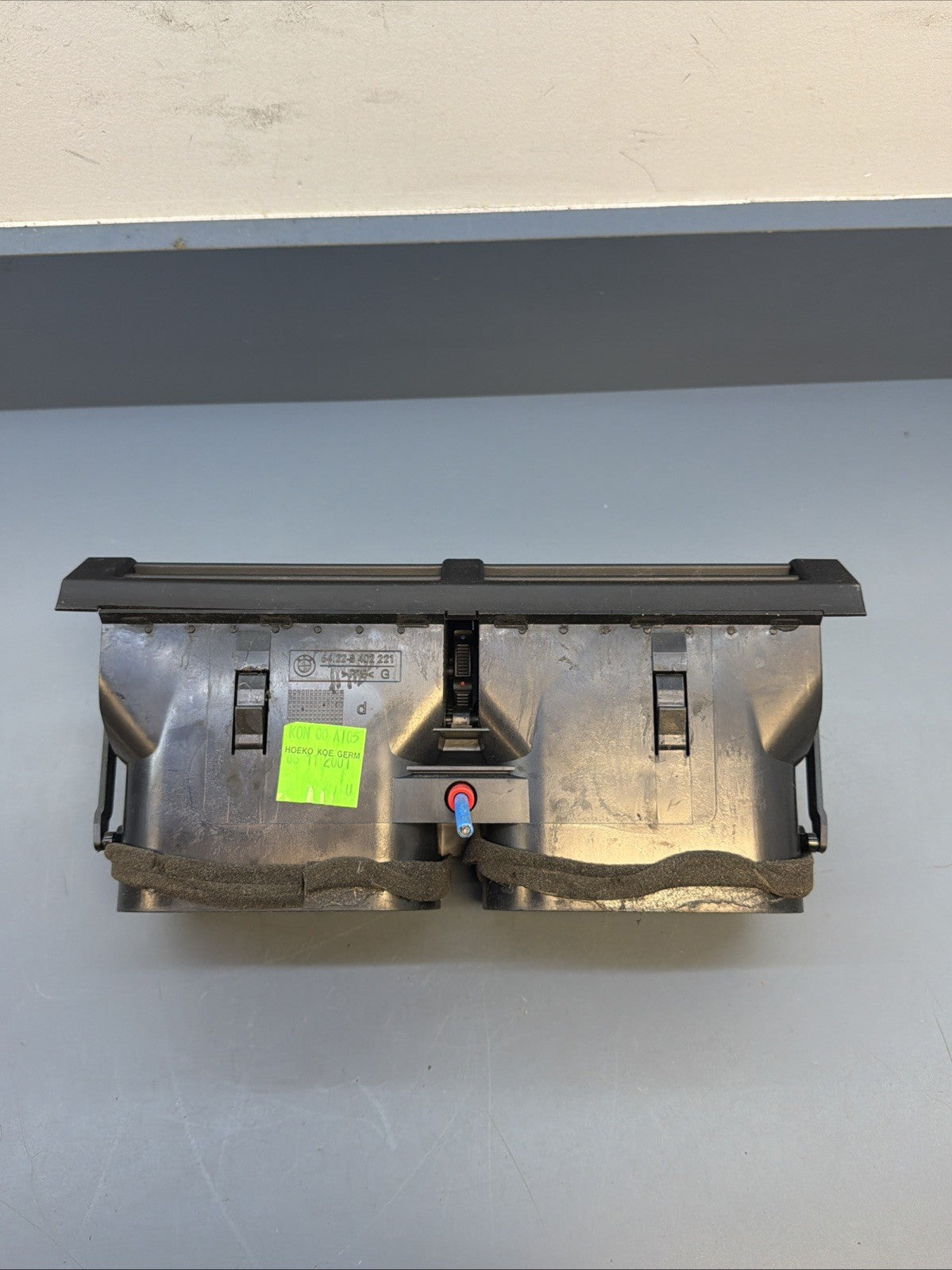 00-06 BMW X5 CENTER DASH AIR VENT DUCT A/C HEATER BLACK 8402221 OEM