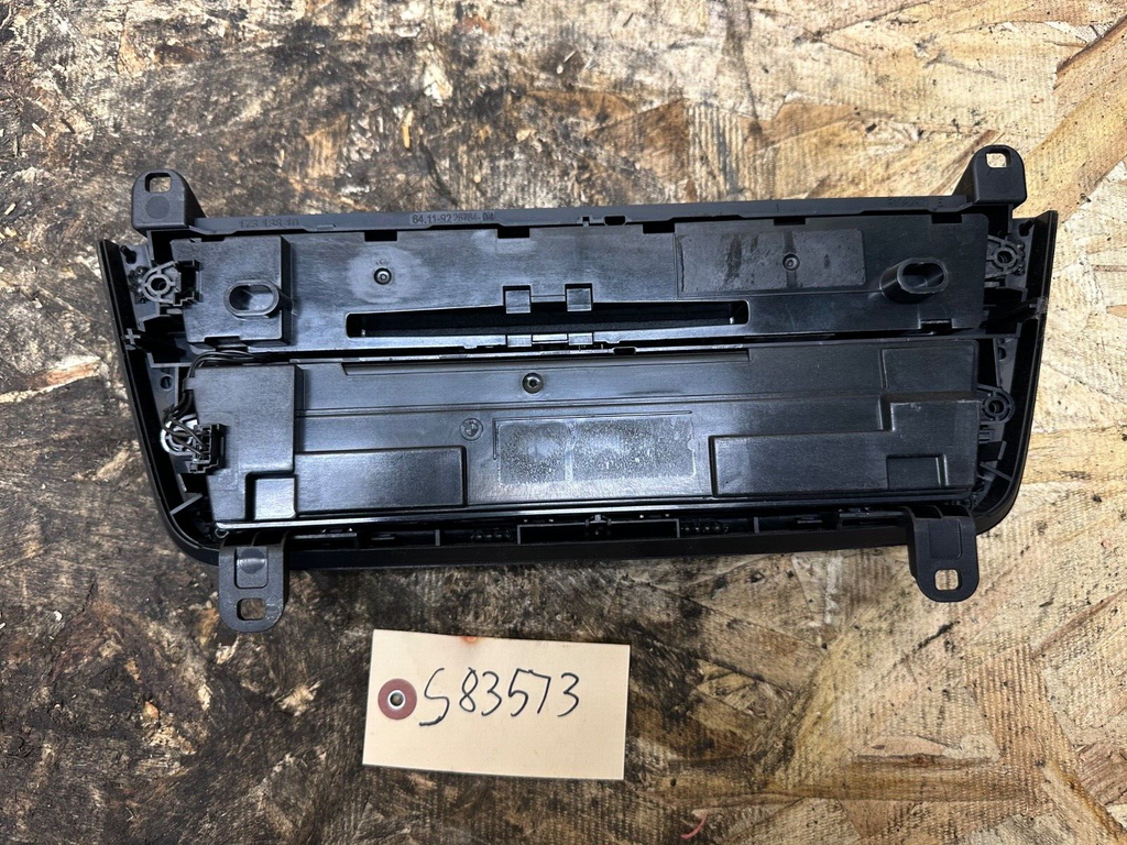 BMW F30 2012-2015 CLIMATE CONTROL AND RADIO PANEL OEM BMW 17313810