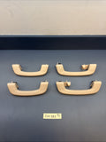 2011-2016 BMW 535I 550I F10 ROOF GRAB HANDLE SET OF 4  TAN BEIGE OEM 9171224