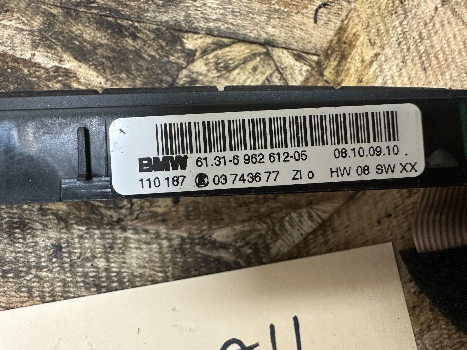 BMW 06-12 E90 CLIMATE CONTROL PANEL+HILL DESCENT MODULE OEM 9224546+6962612