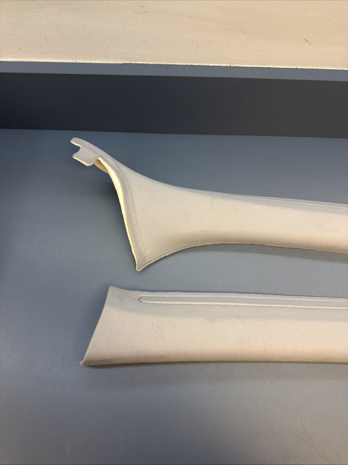 01-06 BMW E46 SEDAN Front Left & Right A Pillar Trim 8220240 8220239 Grey