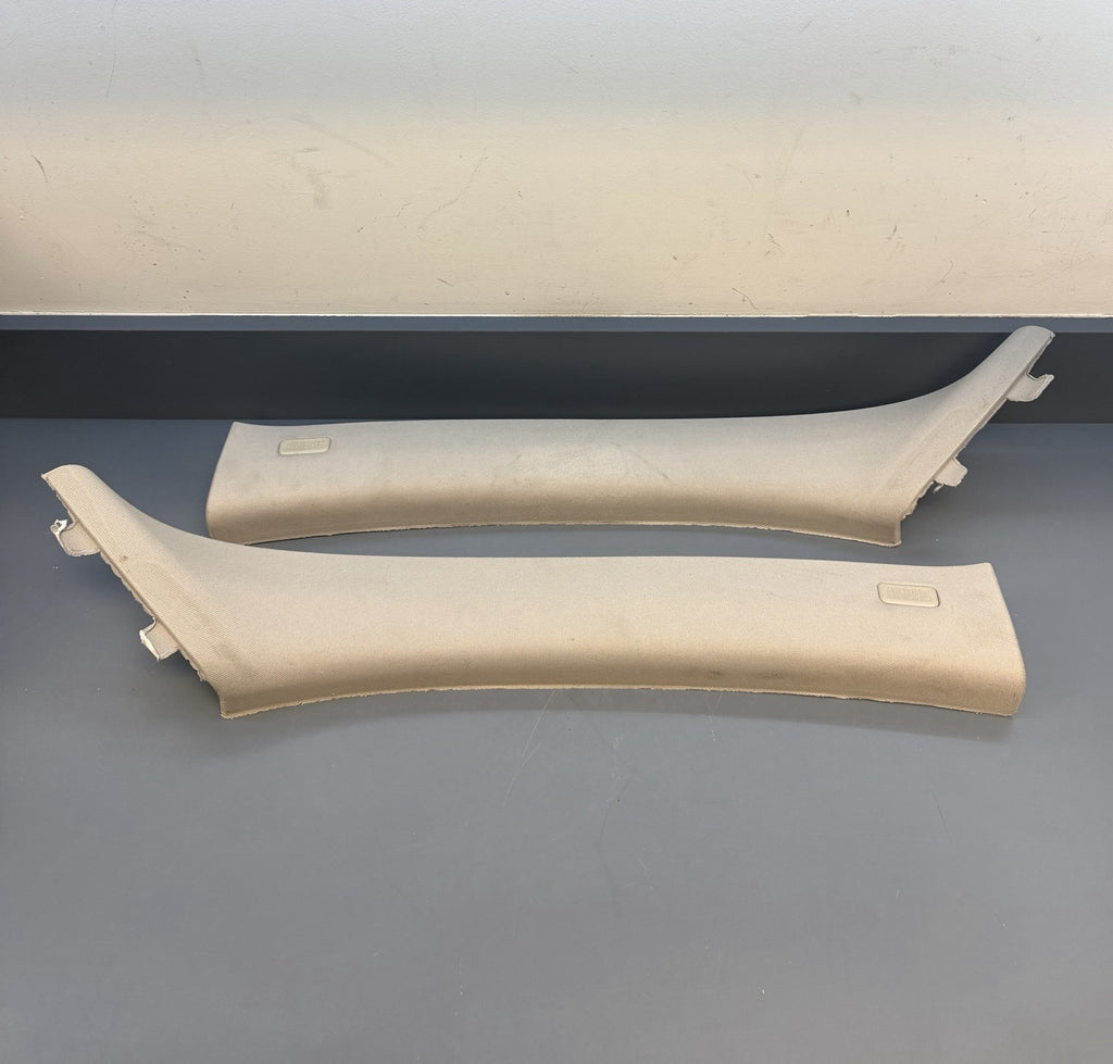BMW E90 335xi Series 4dr Front Left & Right A Pillar Cloth Trim 7058332 7058331