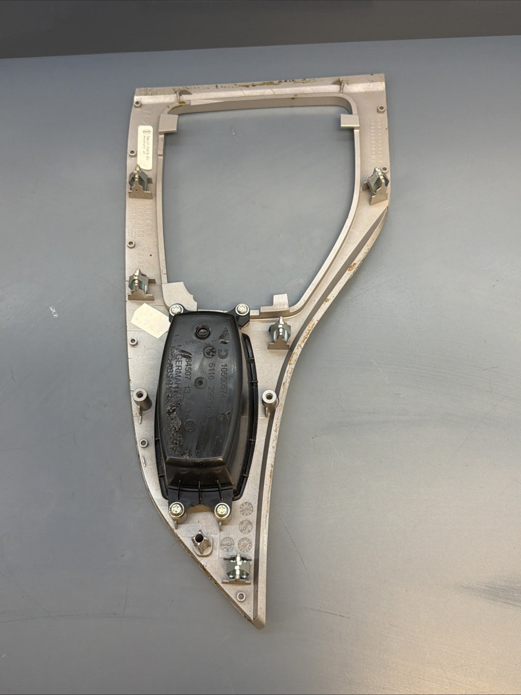 13-15 BMW X1 E84 AUTOMATIC TRANSMISSION GEAR SHIFTER PANEL BEZEL SILVER 2991198