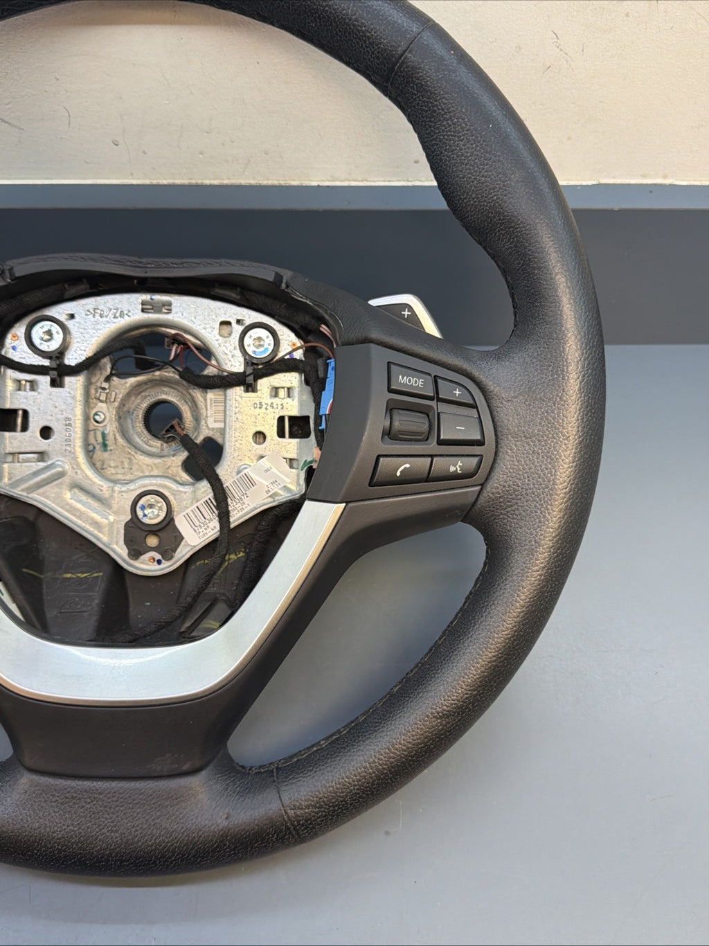 BMW 2011-2017 F25 X3 BLACK LETHER STEERING WHEEL HEATED SPORT OEM 2406058