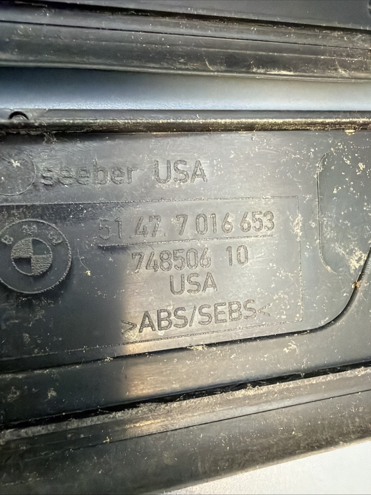 03-08 Bmw E85 Z4 Right Left Door Sill Entrance Scuff Plate Set Oem 7016654/653