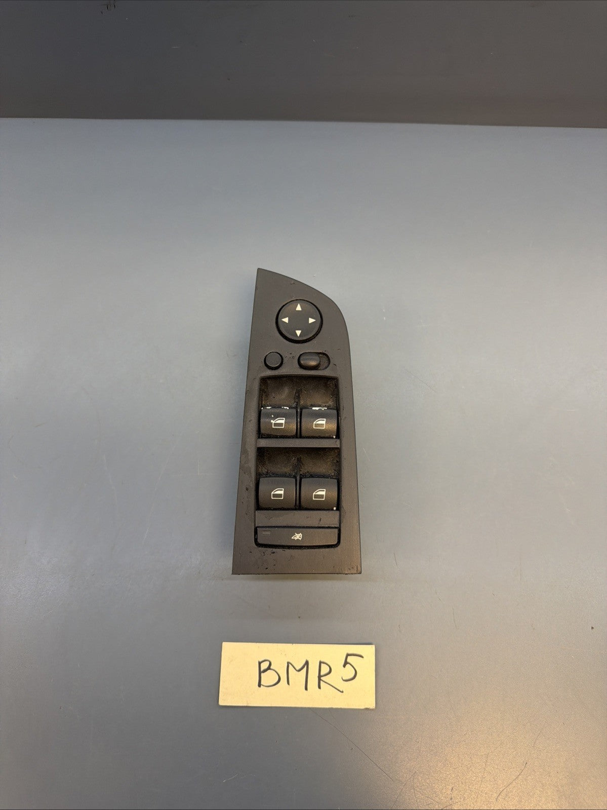 BMW 06-12 E90 LEFT DRIVER SIDE MASTER POWER WINDOW MIRROR SWITCHES OEM 9132135