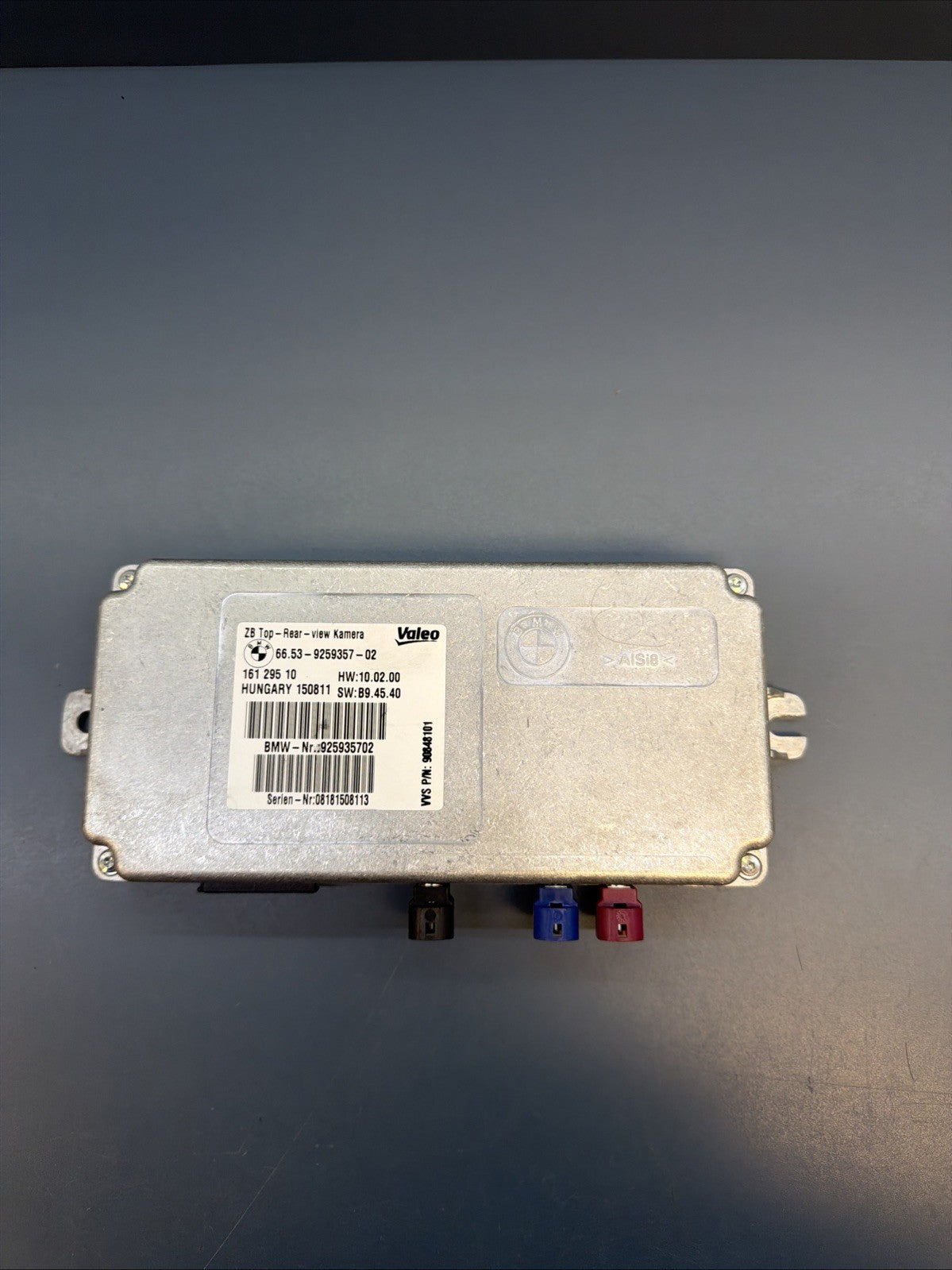 09-13 BMW X5 X6 Rear Side View Backup Camera Control Module Unit 9259357 Oem
