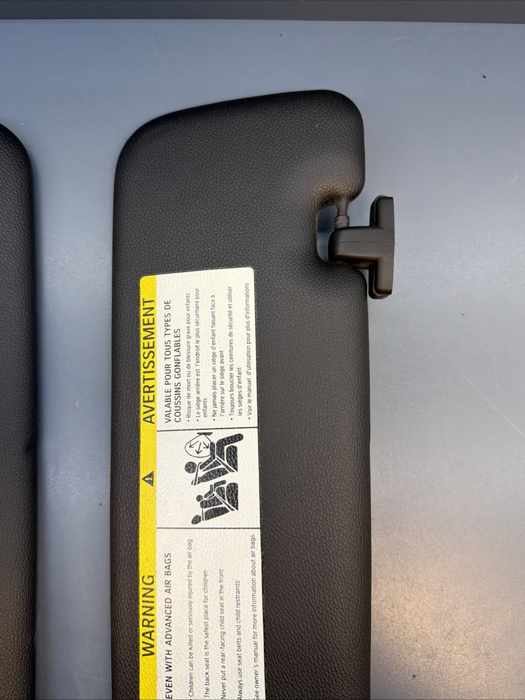 BMW E93 328i 335i Left/ Right Driver Convertible Interior Sun Visor SET 6905983