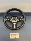 2012-2015 BMW M3 F30 M SPORT STEERING WHEEL M COLORED TRIM 3074437 OEM *NOTE*