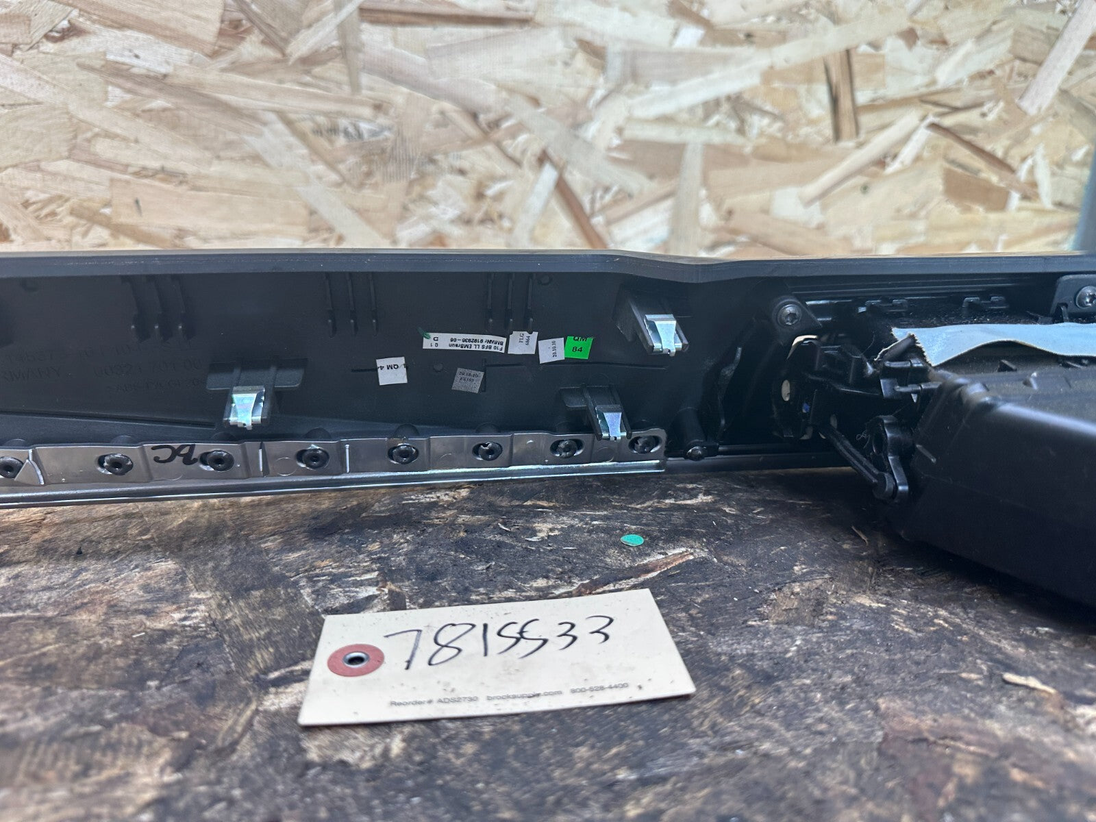 BMW 2010-2017 F10 5 SERIES GLOSSY BLACK INSTRIUMENT PANEL TRIM+VENTS 9166649