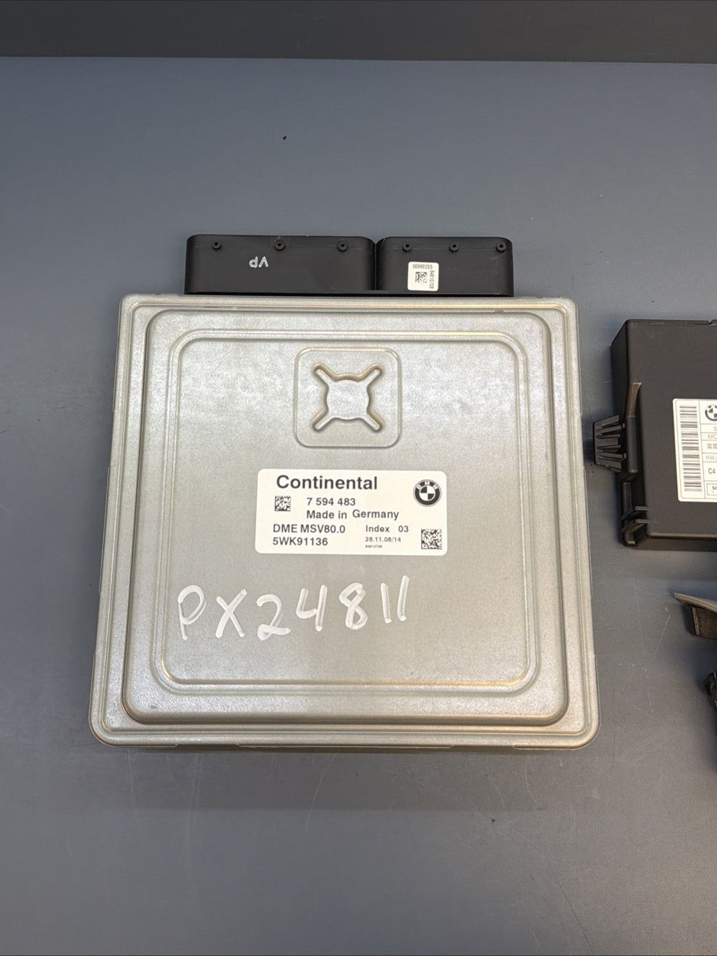 BMW 328I 128I E90 E92 E93 E82 N52 ENGINE ECU SET DME MSV80 CAS3 KEY SET 7594483