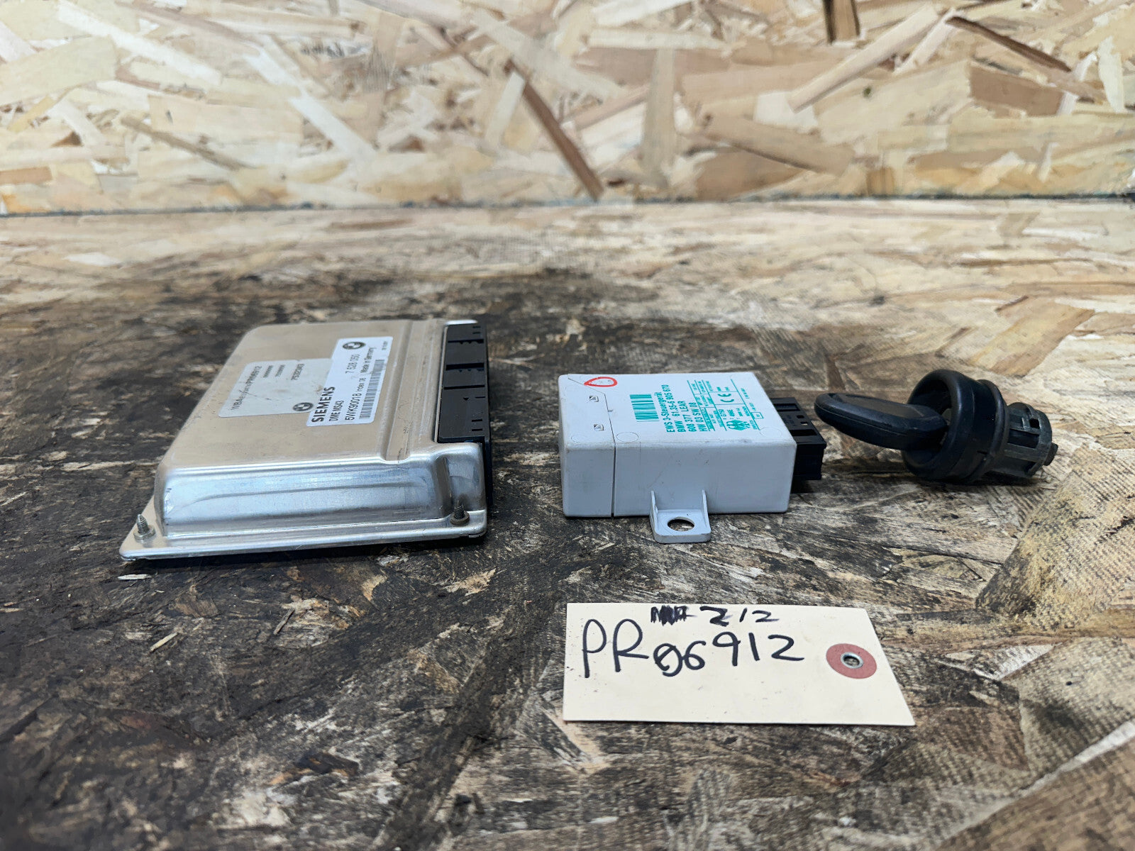 BMW 97-06 E46 325xi M54 ECU/DME+CAS IMMOBILIZER+KEY MS43 7528050+6905670