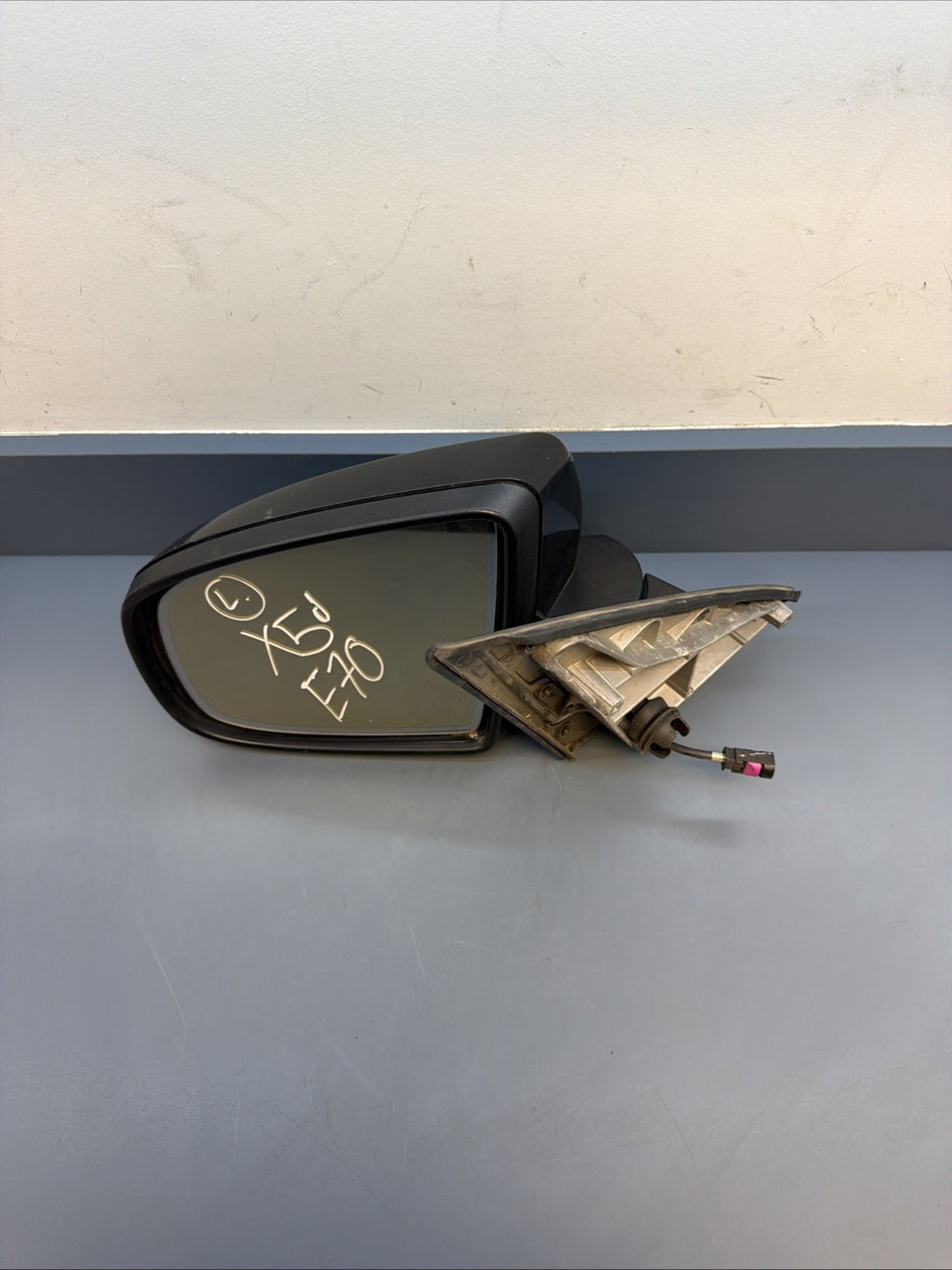 07-13 BMW X5 xDrive Front Left Driver Side Rear View Mirror 7136887 Oem