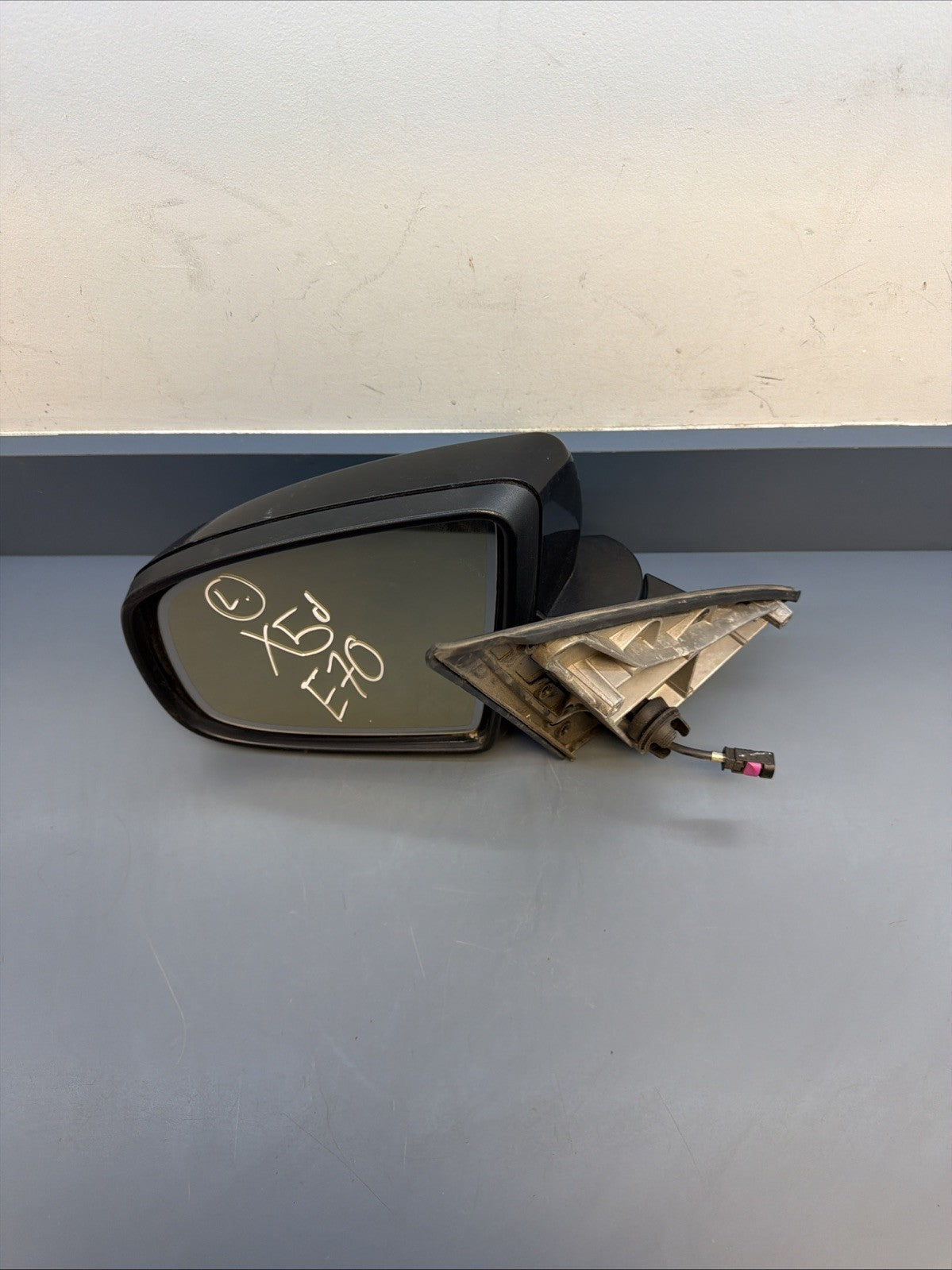 07-13 BMW X5 xDrive Front Left Driver Side Rear View Mirror 7136887 Oem