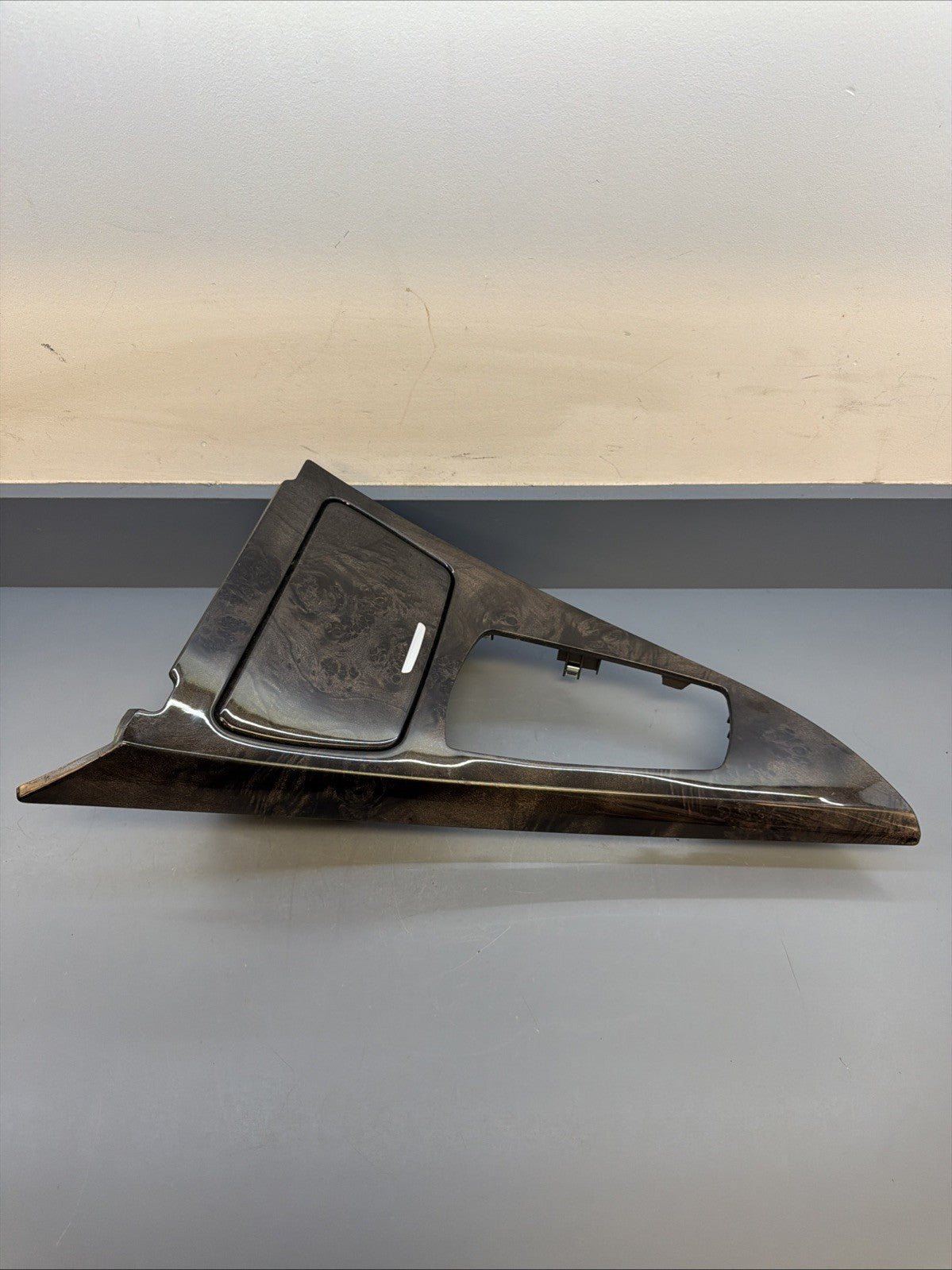 BMW F06 650i 640i Center Console Cup Holder Shifter Bezel Trim Wood 9242733 OEM