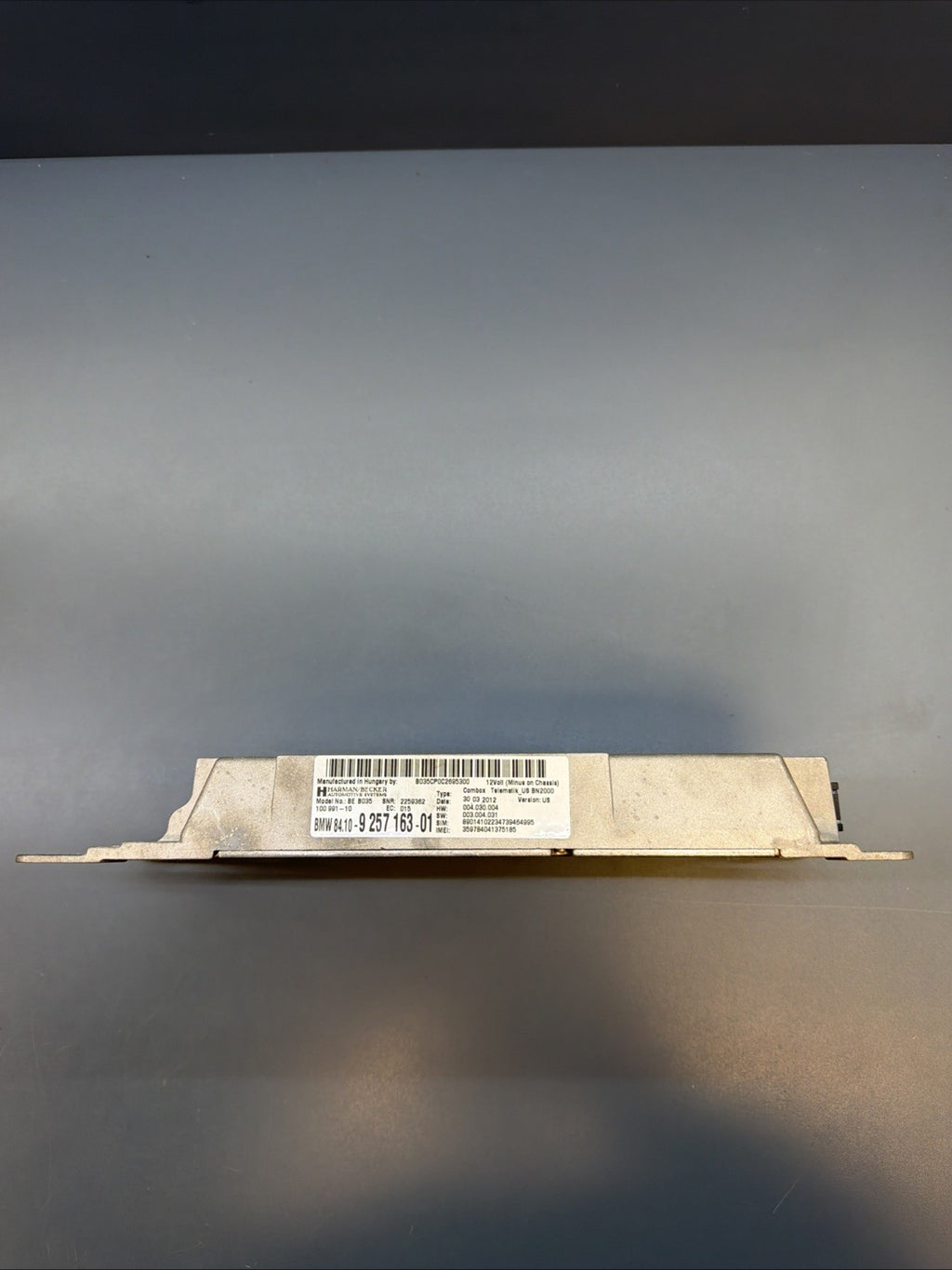 2007-2013 BMW 328i Telematics Bluetooth Communication Module 9257163 OEM