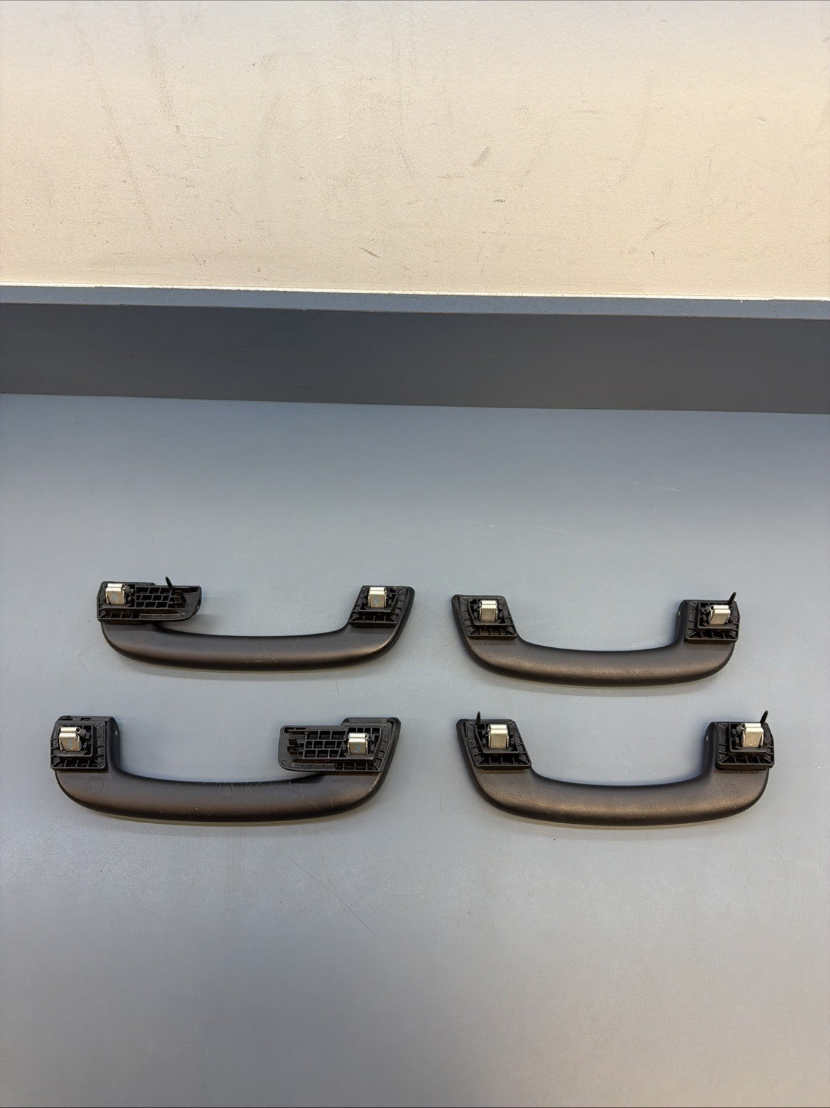 11-17 BMW F25 X3 SET OF 4 FRONT & REAR OVERHEAD GRAB HANDLE BLACK OEM