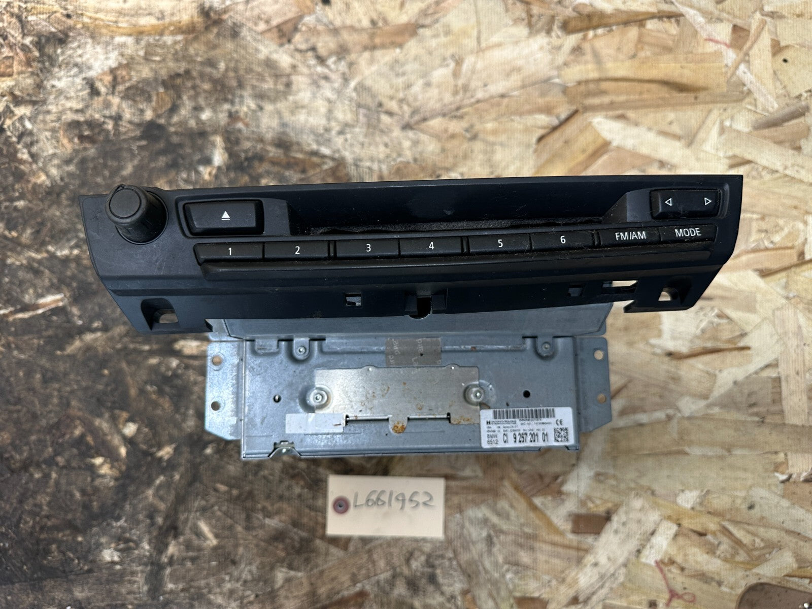 BMW 2007-2014 E70 X5 CD RADIO PLAYER+NAVIGATION+COVER OEM 9257201+70370615