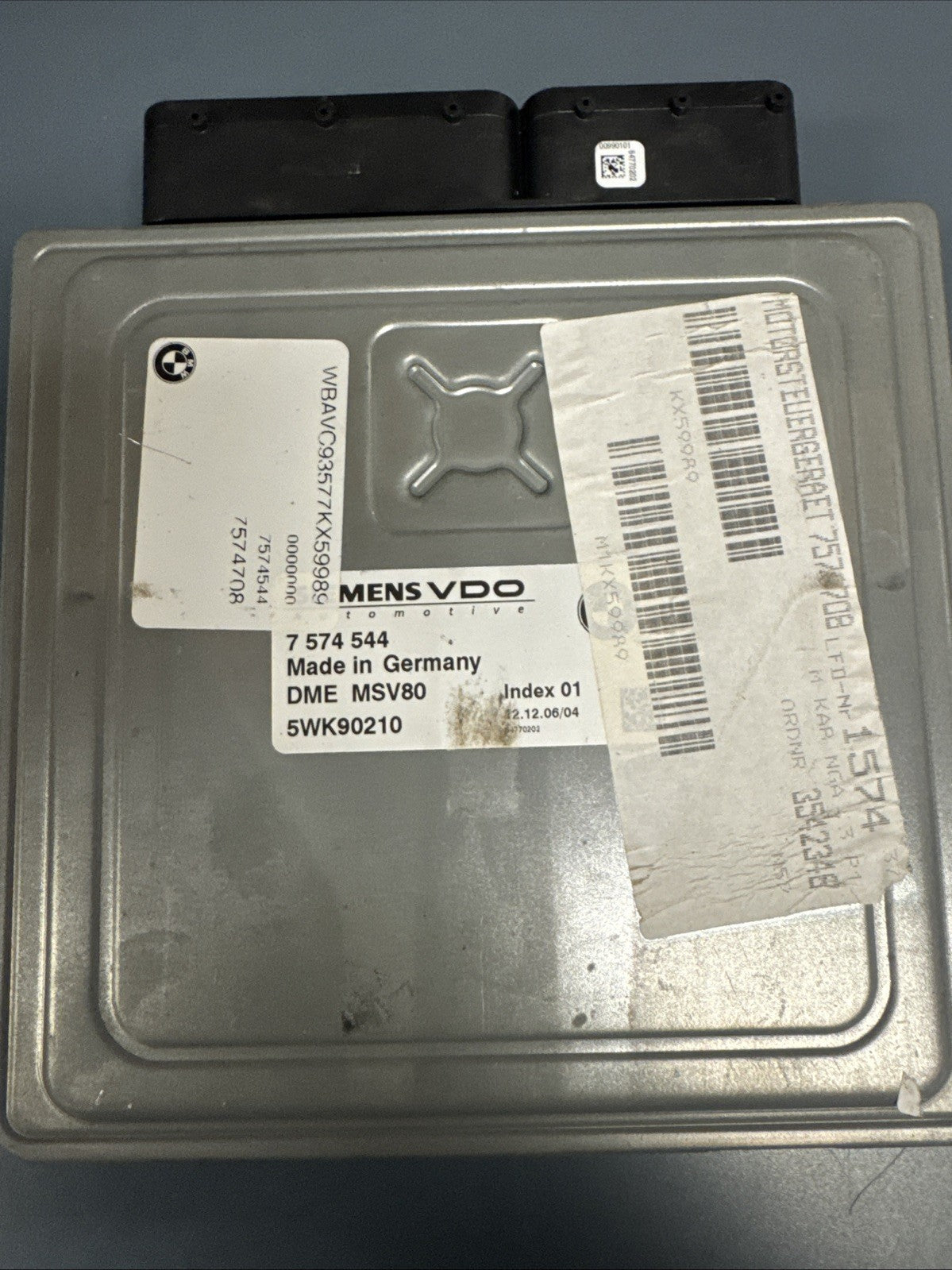 07-13 BMW 328i E90 128i N52 OEM ECU DME CAS KEY SET COMPUTER OEM 7574544 MSV80