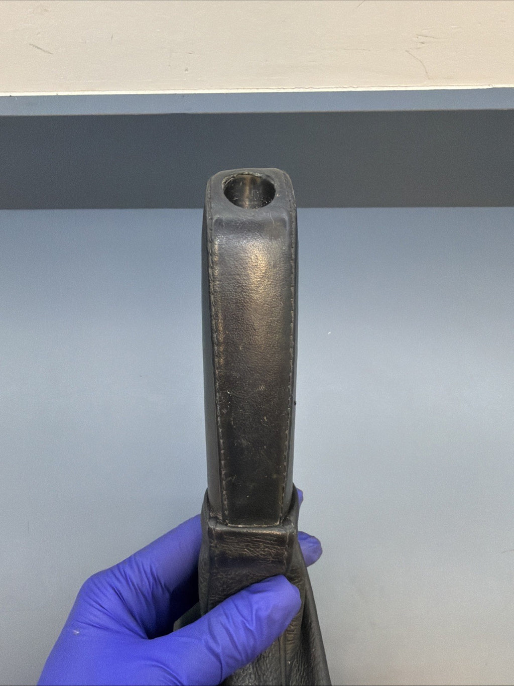 BMW E39 540i E-Brake Emergency Brake Parking Handle Boot Leather 97-03 OEM