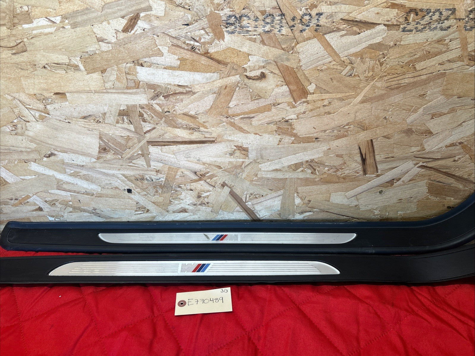 07-13 OEM BMW E92 E93 Door Sills Entrance Molding Trim Left Right 8042855/56