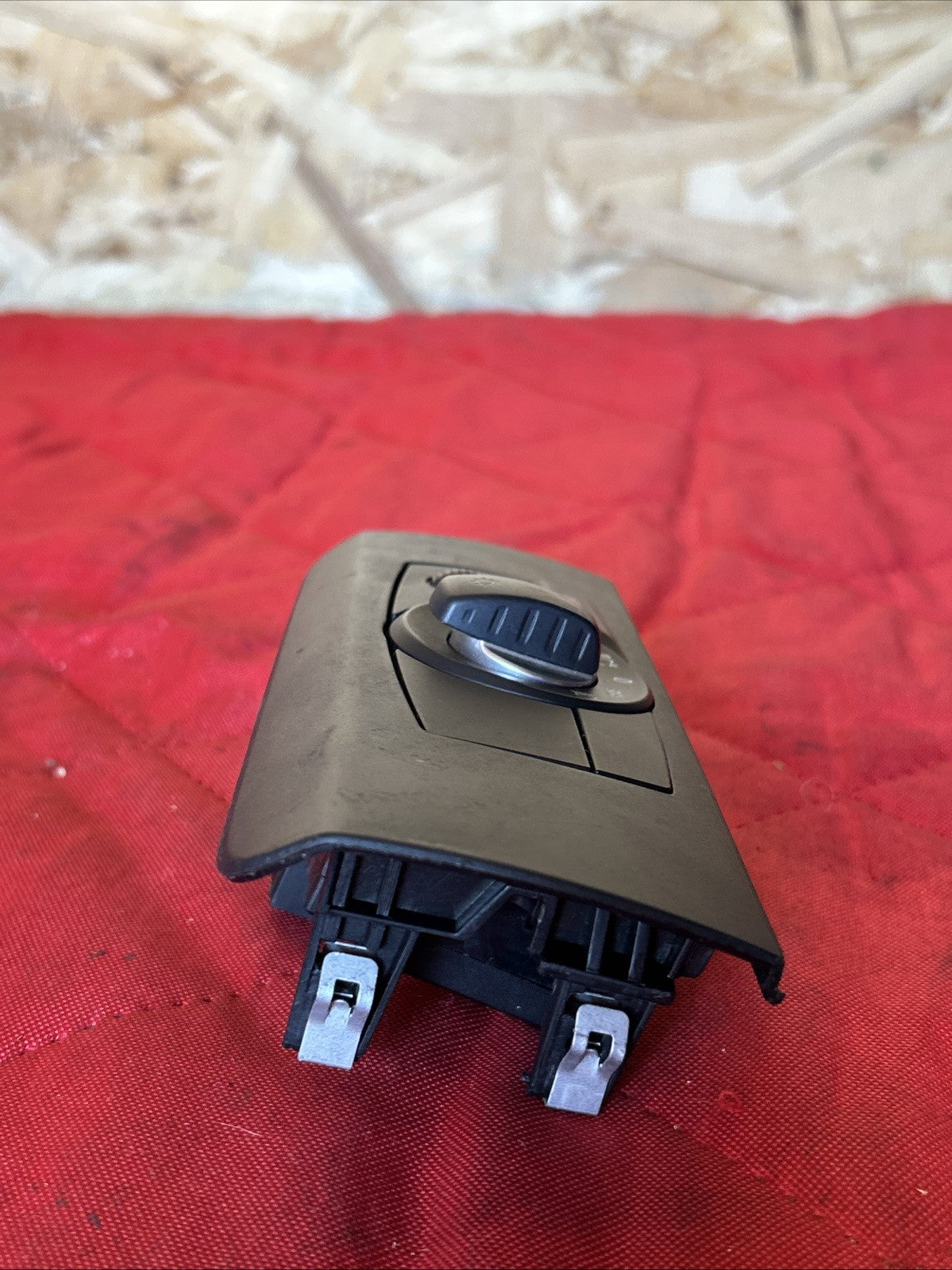 07-13 BMW E70 X5 E71 X6 HEADLIGHT FOG LIGHT CONTROL SWITCH BLACK OEM 9134728