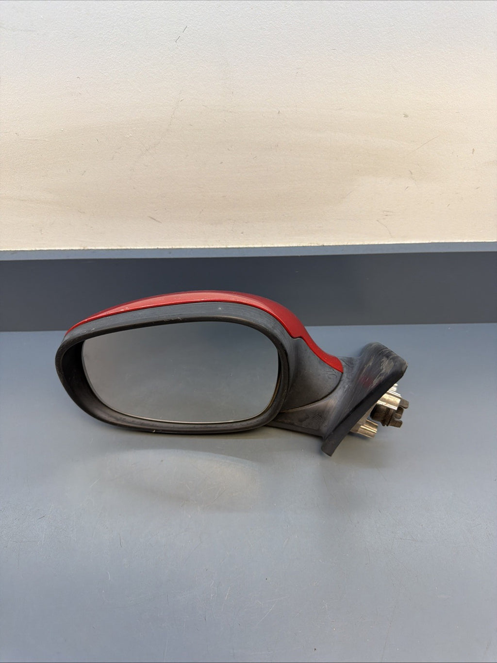 09-11 BMW E90 328i 335i Front Left Driver Side Mirror Assembly 7182695 OEM Red