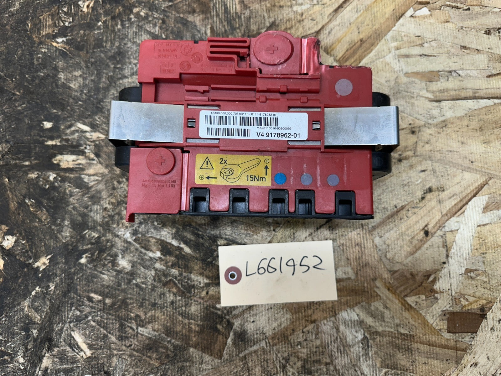 BMW 2007-2014 E70 X5 E71 X6 POSITIVE BATTERY DISTRIBUTION MODULE OEM 9178962
