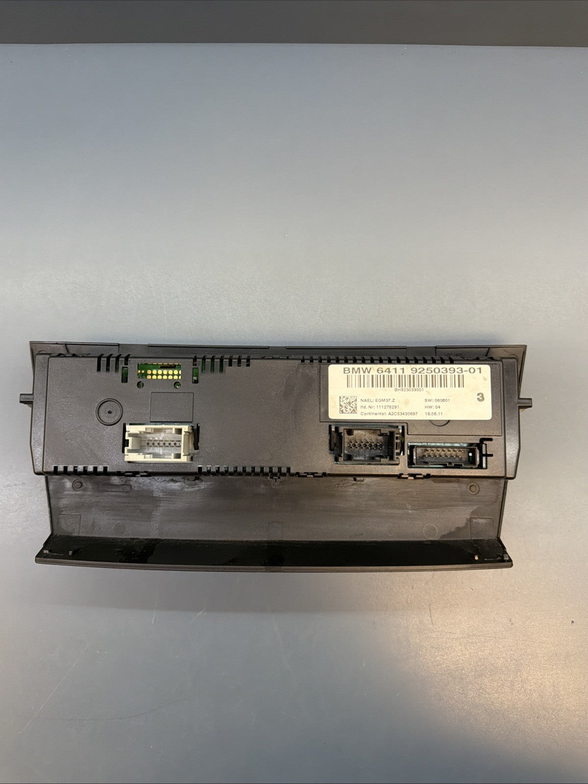 BMW 04-13 E81 E88 E90 E84 1/3 SERIES X1 AC CLIMATE CONTROL PANEL OEM 9250393