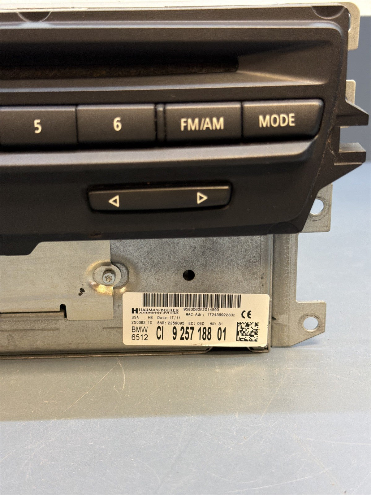 09-13 OEM BMW E82 E92 E93 LCI 328 335 CIC Navigation Headunit 9257188