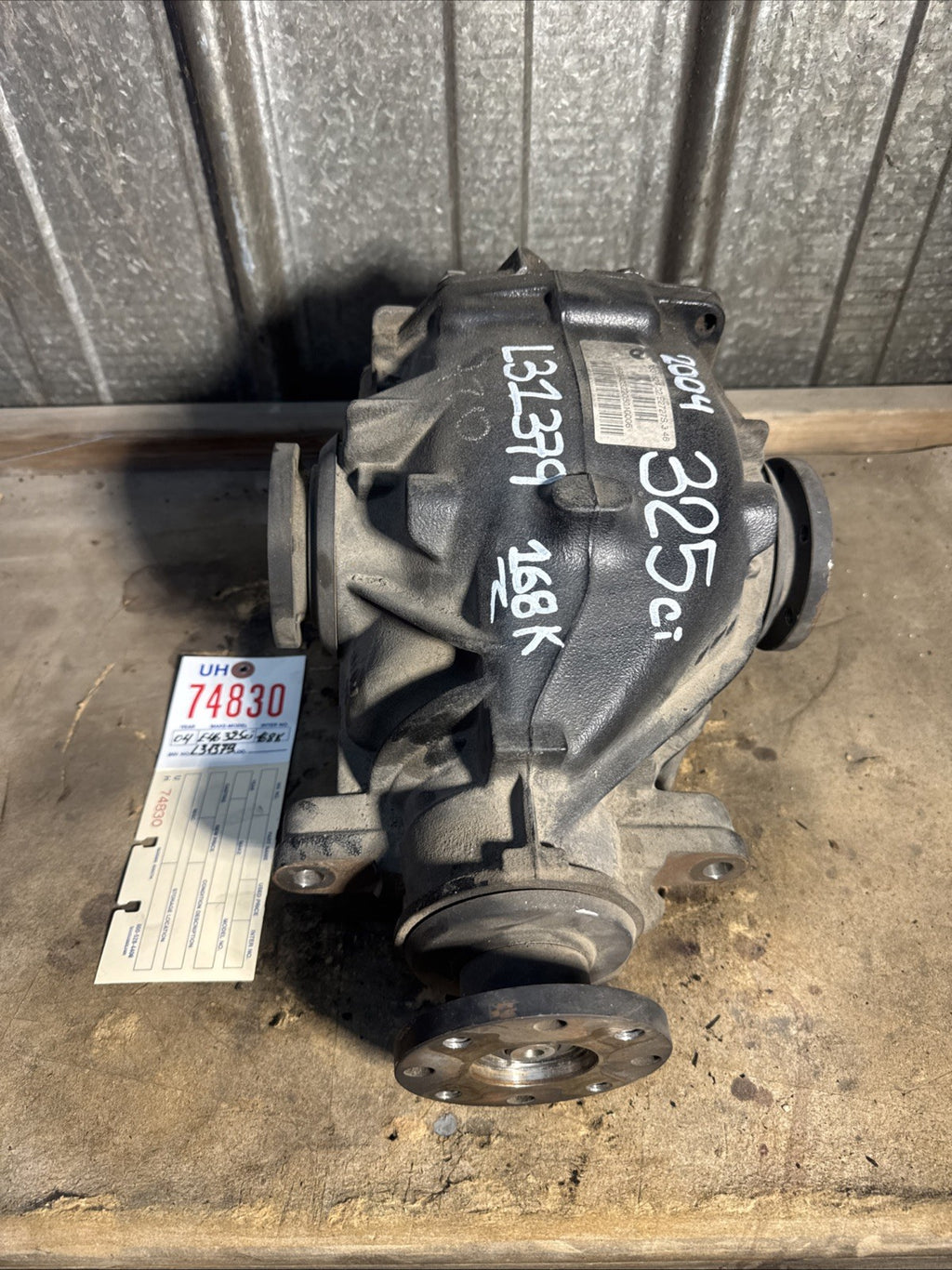 BMW REAR DIFFERENTIAL E46 SERIES 325Ci FINAL DRIVE 3.46 STOCK:74830